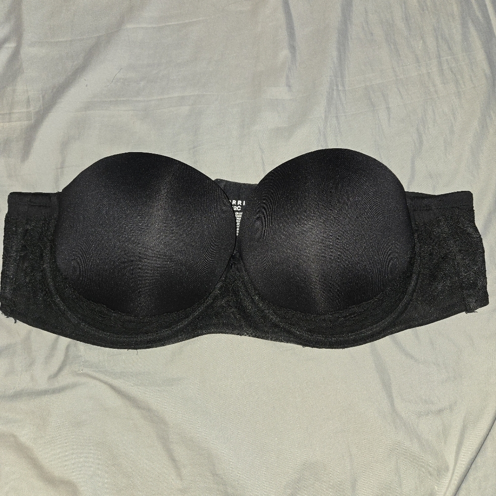 Torrid Black Strapless Bra